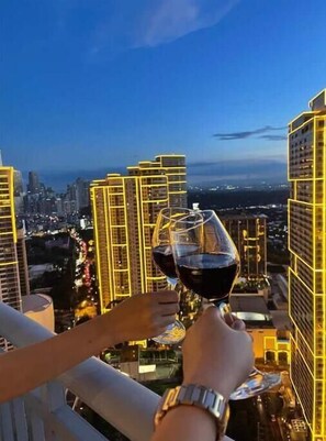 Experience the city from a high vantage point with a panoramic view of the urban landscape.