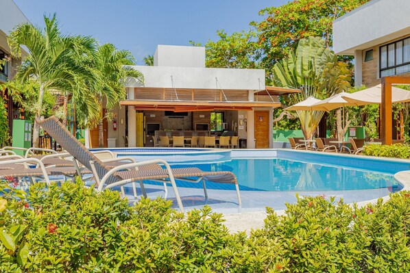 Pool - IT08 Apt 3/4 200m from the Beach - Itacimirim (Camaçari)