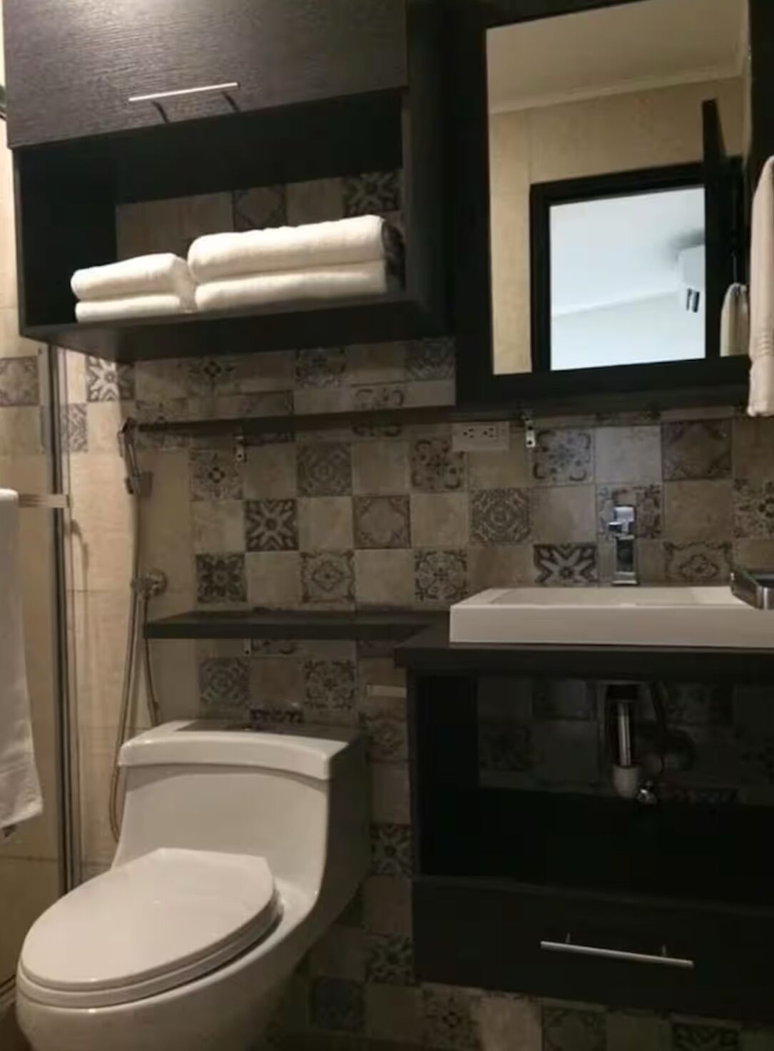 Towels, soap, toilet paper