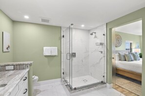 Shower, towels