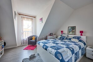 1 bedroom, bed sheets - Doudounette - Appartement à proximité de la plage (Courseulles-sur-Mer)