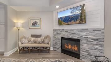 Téléviseur connecté, foyer, lecteur de DVD