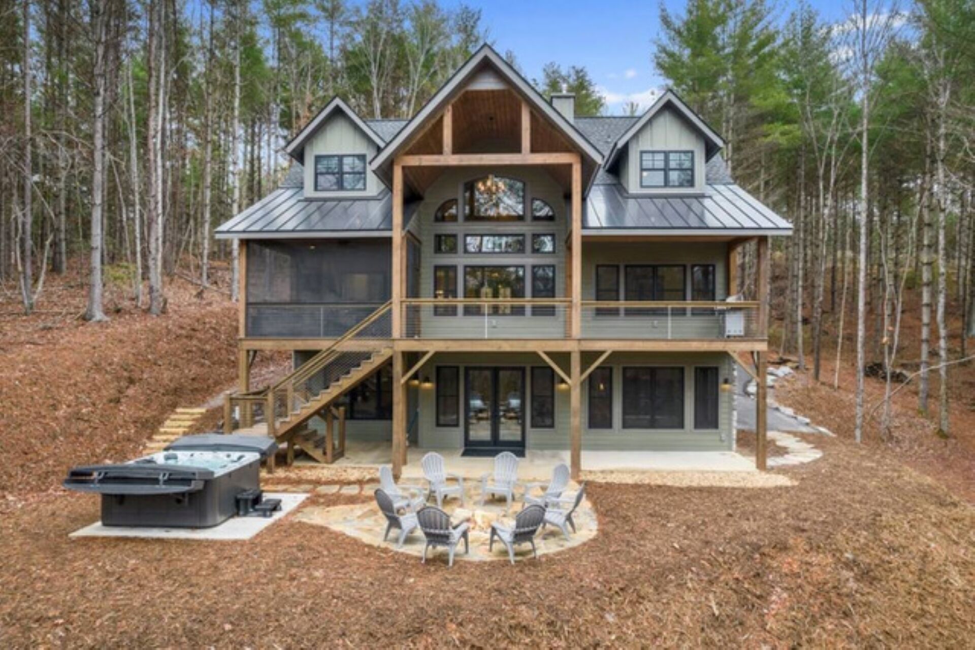 Lakefront on Lake James with Dock Slip & Hot Tub!