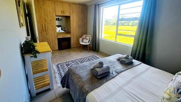 2 bedrooms, iron/ironing board, travel crib, WiFi