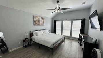 5 bedrooms, iron/ironing board, travel cot, free WiFi