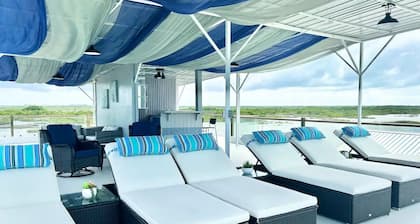 Beachfront Cabin #2/Free Breakfast/120SF