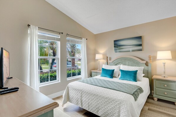 4 bedrooms, iron/ironing board, WiFi, bed sheets