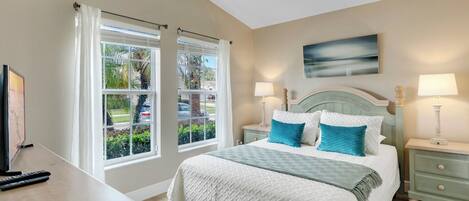 4 bedrooms, iron/ironing board, WiFi, bed sheets