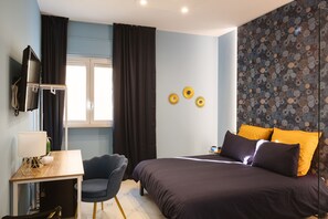 Premium Suite | 1 bedroom, down comforters, memory foam beds, minibar