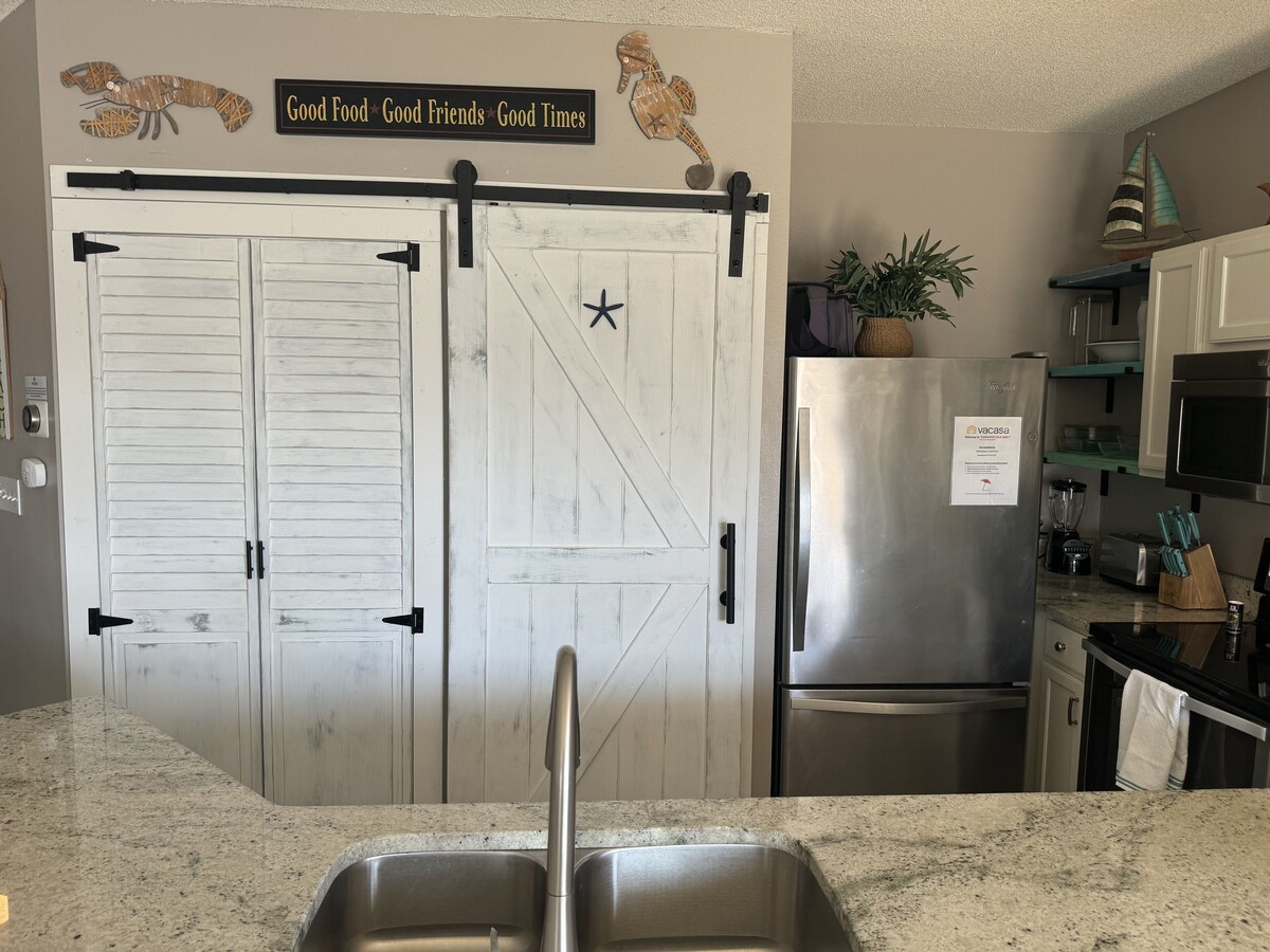 Photo 15 of Coastal Charm, pet friendly, private beach, free beach chairs service.