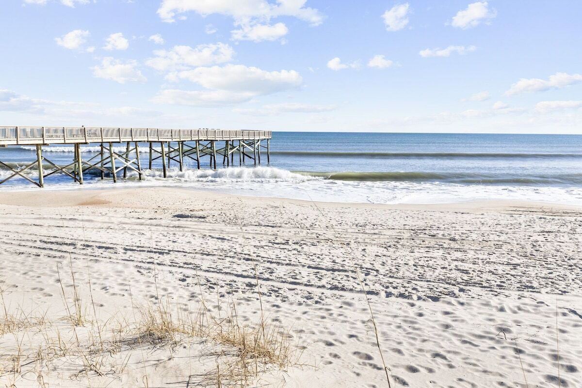 Vlak bij het strand