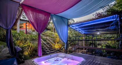 Cabaña con Jacuzzi al Aire Libre y Baño Turco!