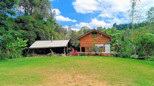 Cabaña con Jacuzzi al Aire Libre y Baño Turco!