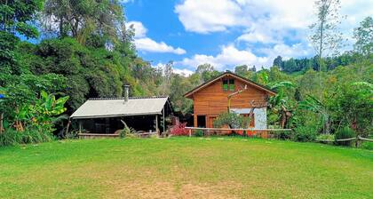Cabaña con Jacuzzi al Aire Libre y Baño Turco!