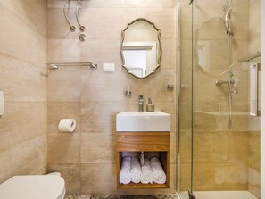 Hair dryer, towels