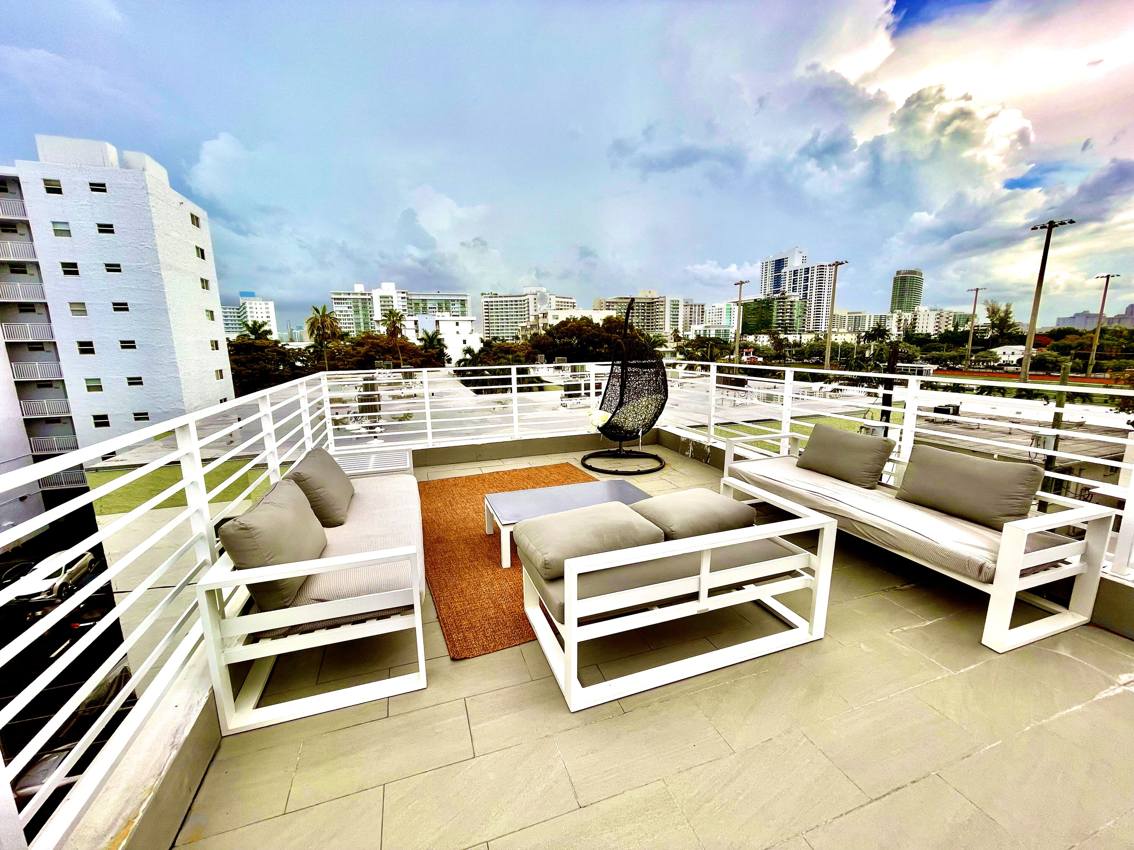 Luxury-Apartment (16 GUESTS LUXURIOUS SOUTH BEACH SUITE) | Terrasse/Patio