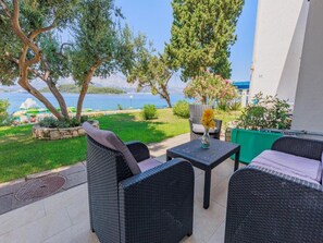 Terrace/patio - Lumbarda Resort Apartments - Comfort One Bedroom Apartment B1 (Lumbarda)