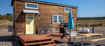 Lion Canyon was built by Mitchcraft in Fort Collins, Colorado as part of HGTV's "Tiny House Hunters". This home has two lofts, each with a Queen bed. One is accessible by stairs and one by ladder.