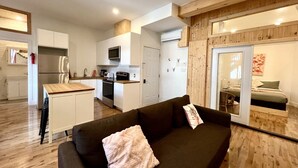 TV - Le Flamingo ~ Cozy Accommodations in Saint-Roch. (Québec)