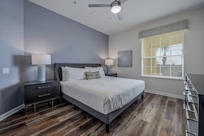 4 bedrooms, iron/ironing board, travel cot, WiFi