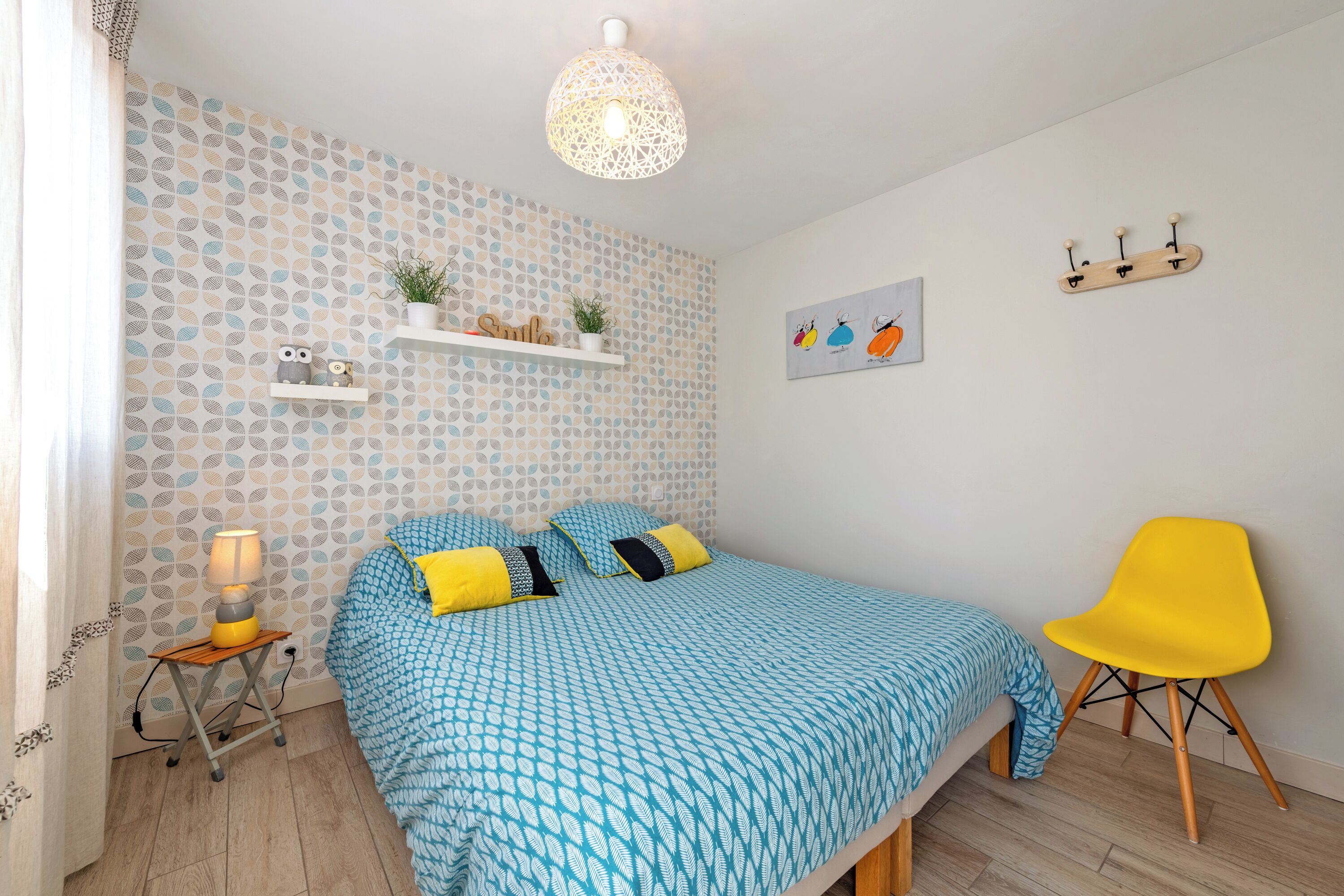 2 habitaciones, tabla de planchar con plancha y wifi gratis 