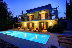 Pool - Villa 'Telina Ideales Resort' with Sea View, Wi-Fi and Air Conditioning (kefalonia)