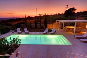 Pool - Villa 'Linatela Ideales Resort' with Sea View, Wi-Fi and Air Conditioning (kefalonia)