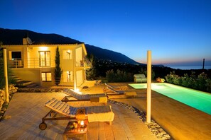 Pool - Villa 'Kteni Ideales Resort' with Sea View, Wi-Fi and Air Conditioning (kefalonia)
