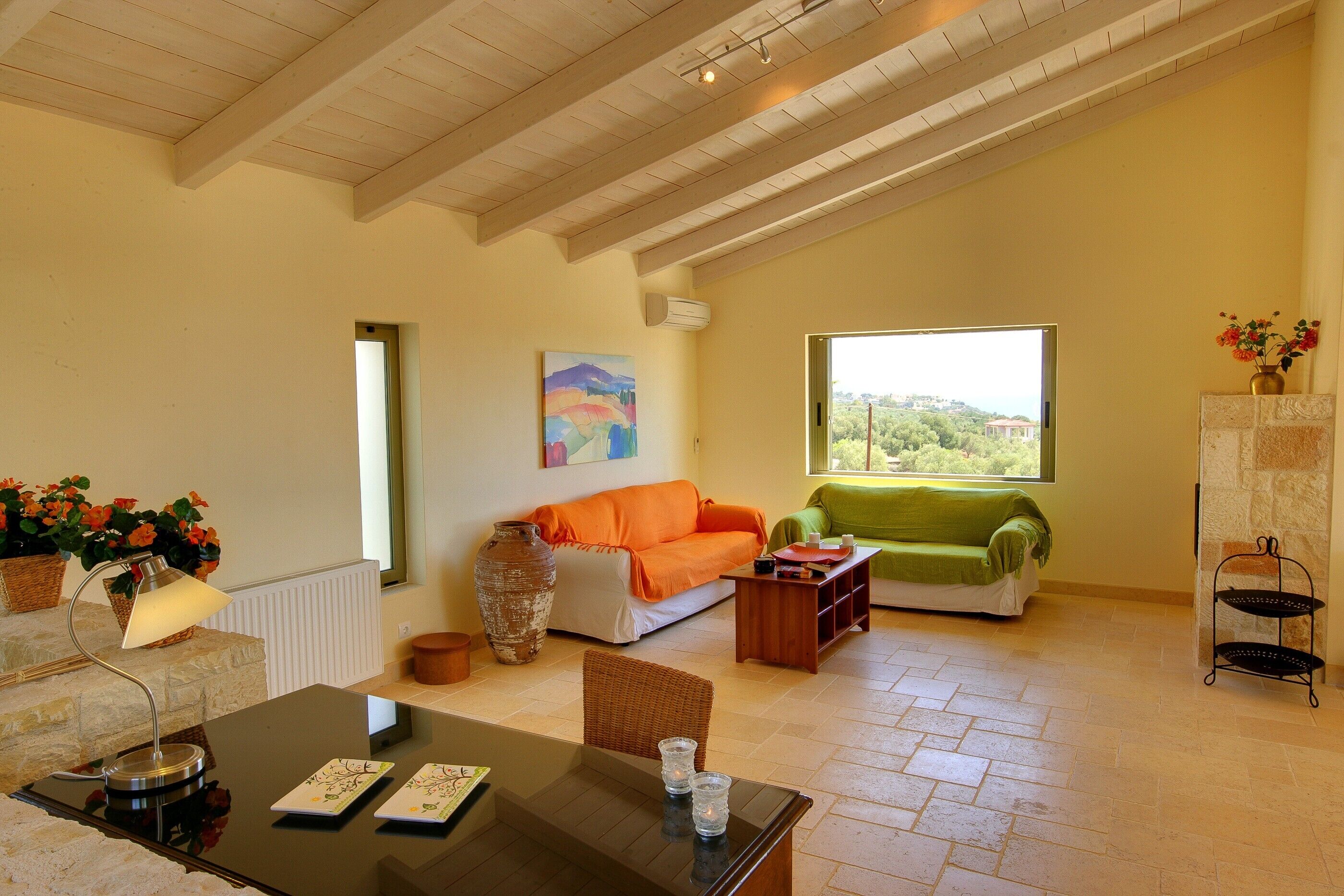 TV, DVD player, stereo