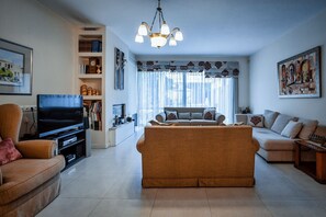 TV, fireplace, DVD player