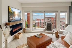 TV, fireplace, ping pong