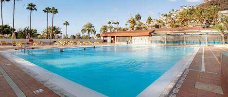 Una piscina climatizada