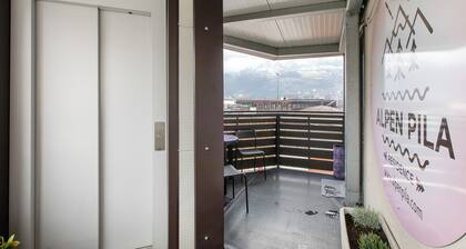 Einzimmerapartment 'Alpen Pila Residenz - 5' mit Bergblick, WLAN und Klimaanlage