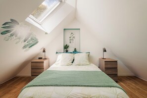 1 quarto, Wi-Fi de cortesia, roupa de cama
