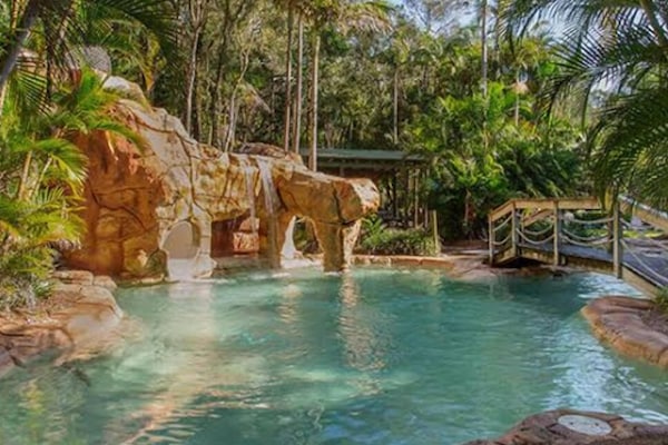Indoor pool, outdoor pool