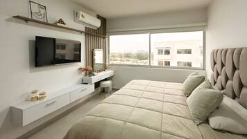 Iron/ironing board, WiFi, bed sheets