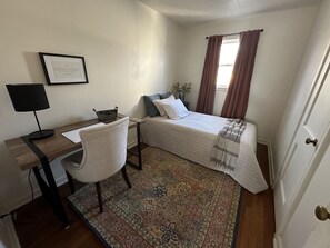 3 bedrooms, iron/ironing board, travel cot, WiFi