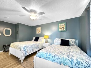 2 bedrooms, iron/ironing board, free WiFi, bed sheets