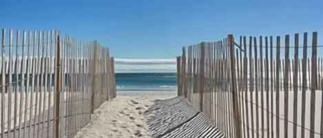 Na praia