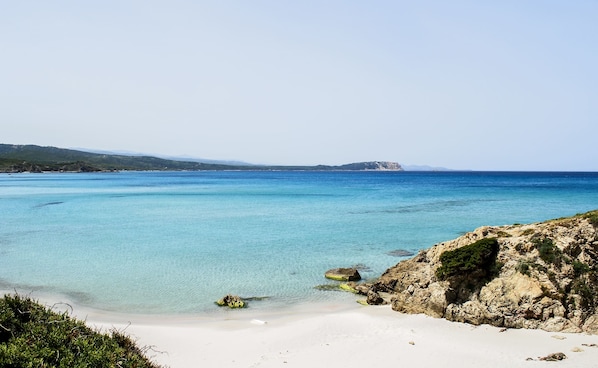 Beach - Single villa with 3 rooms and large garden (Aglientu)