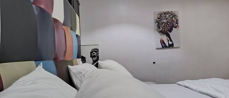 2 chambres, fer et planche Ă repasser, Wi-Fi, literie fournie