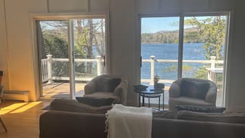 Smart TV, fireplace, video games, books