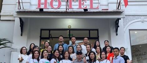 Voorkant van accommodatie