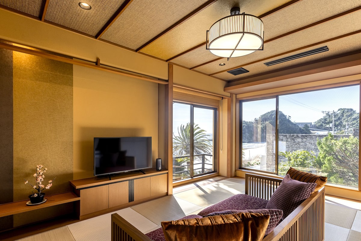 Premium Twin kamer, uitzicht op oceaan | Gratis wifi