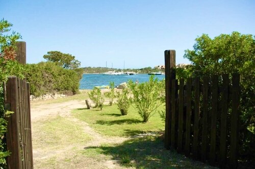 Detached beachfront house with private beach access.