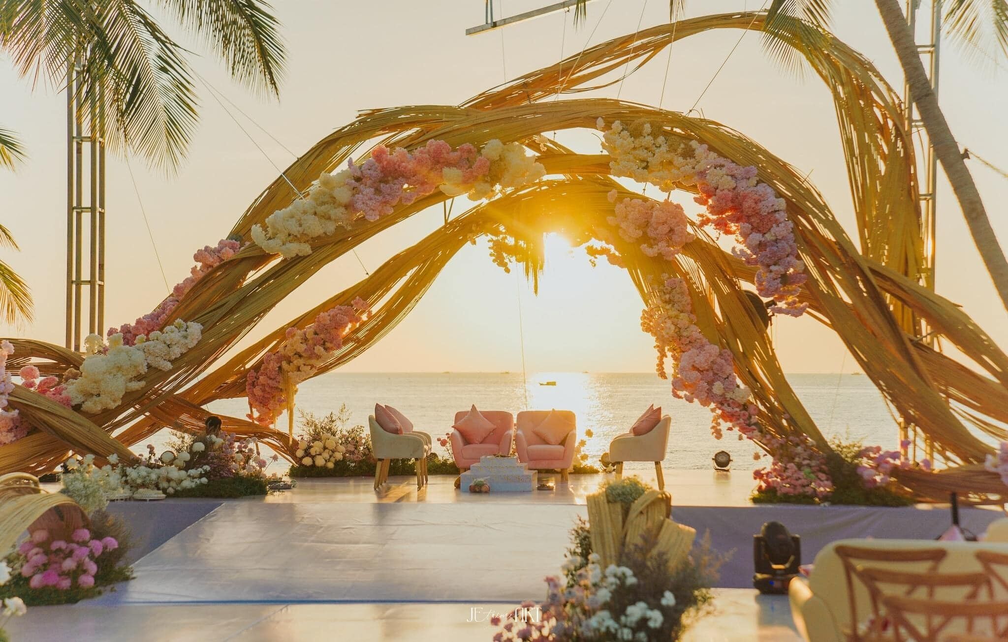 Utsikt mot strand/hav