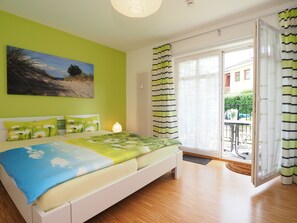 1 bedroom, WiFi, bed sheets - Großzügige 70qm Ferienwohnung in Ahlbeck mit Balkon (Heringsdorf)