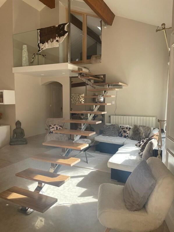 Living area - Villa L'escale (Sigean)