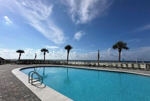 Indoor pool, a heated pool