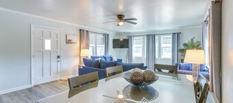 Bright Shelby Cottage w/ Deck & Creek Views!